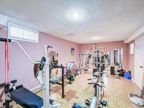 1101 Shagbark Cres, Mississauga, ON - Indoor Photo Showing Gym Room
