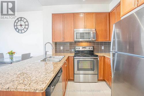 203 - 339 Rathburn Road W, Mississauga, ON - Indoor Photo Showing Kitchen With Stainless Steel Kitchen With Double Sink