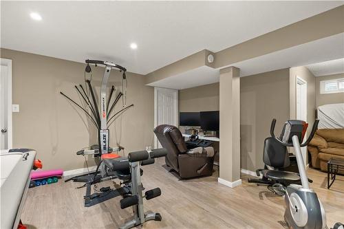 77 Hearthwood Grove, Winnipeg, MB - Indoor Photo Showing Gym Room