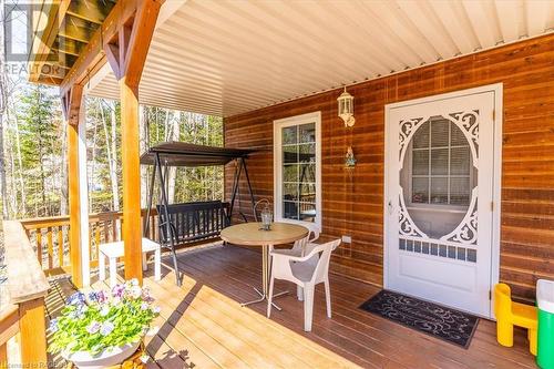 Large covered front porch entrance - 108 Fedy Drive, Sauble Beach, ON - Outdoor With Deck Patio Veranda With Exterior