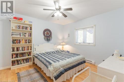 Large main floor bedroom w closet and laundry facilities. - 108 Fedy Drive, Sauble Beach, ON - Indoor Photo Showing Bedroom