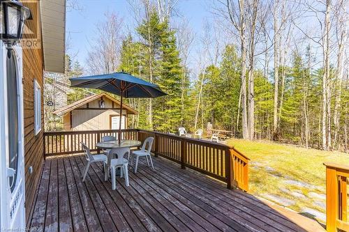 Back deck - 108 Fedy Drive, Sauble Beach, ON - Outdoor With Deck Patio Veranda With Exterior