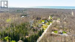 Aerial view of Sauble and distance to Lake Huron - 