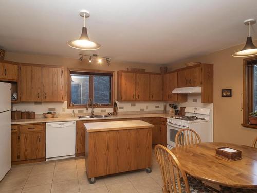 9001 John Street Road, Thunder Bay, ON - Indoor Photo Showing Kitchen With Double Sink