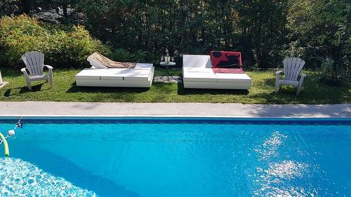 Piscine - 44 Rue Jean, Morin-Heights, QC - Outdoor With In Ground Pool With Backyard