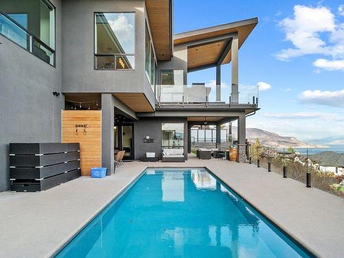 1785 Diamond View Drive, West Kelowna, BC - Outdoor With In Ground Pool With Balcony With Exterior