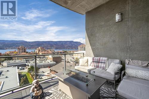 1329 Ellis Street Unit# 702, Kelowna, BC - Outdoor With Balcony With View
