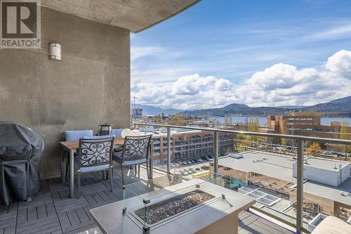 1329 Ellis Street Unit# 702, Kelowna, BC - Outdoor With Balcony With View