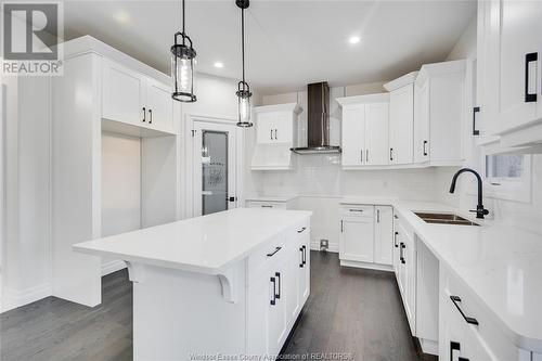 2469 Partington Avenue, Windsor, ON - Indoor Photo Showing Kitchen With Double Sink With Upgraded Kitchen