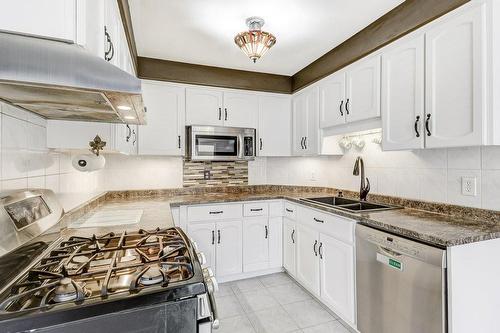 10 Summerfield Avenue, Stoney Creek, ON - Indoor Photo Showing Kitchen With Double Sink