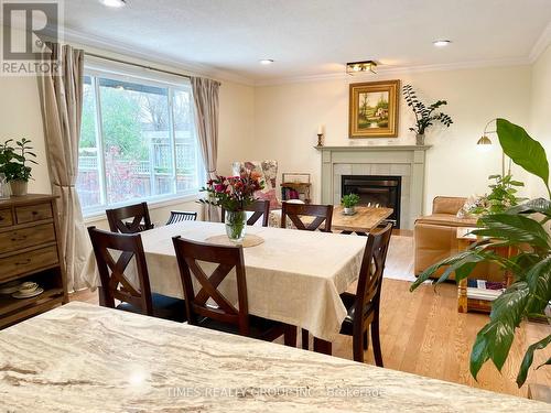 6 Simmons Court, Quinte West, ON - Indoor Photo Showing Dining Room With Fireplace