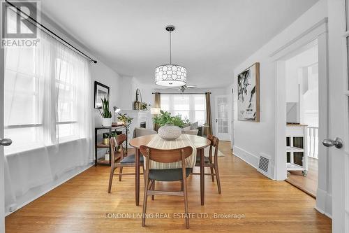 123 Sterling Street, London, ON - Indoor Photo Showing Dining Room