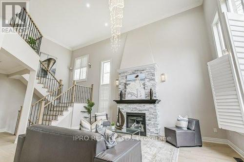 6886 Campbell Settler Court, Mississauga, ON - Indoor With Fireplace