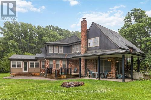 30622 Hungry Hollow Road, North Middlesex, ON - Outdoor With Deck Patio Veranda
