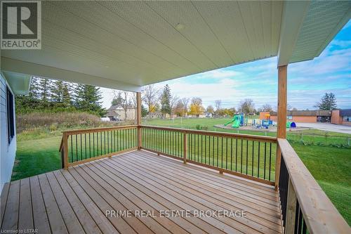 9 Spruce Crescent, North Middlesex, ON - Outdoor With Deck Patio Veranda With Exterior
