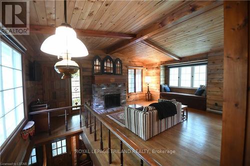 Imported from itso - 9255 Old Street Line, Chatham-Kent (Blenheim), ON - Indoor Photo Showing Other Room With Fireplace