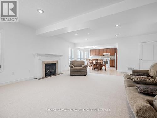 6 Sheldon Drive, Ajax, ON - Indoor Photo Showing Living Room With Fireplace