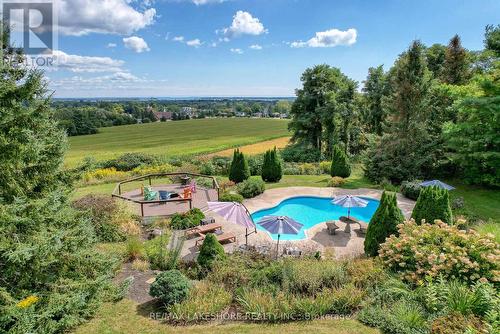 61 Simpson Street, Brighton, ON - Outdoor With In Ground Pool With View