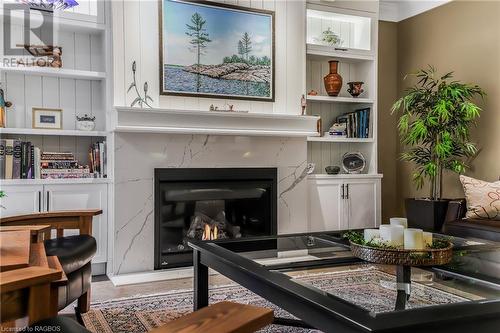 1 Mccannel Lane, Saugeen Shores, ON - Indoor Photo Showing Living Room With Fireplace