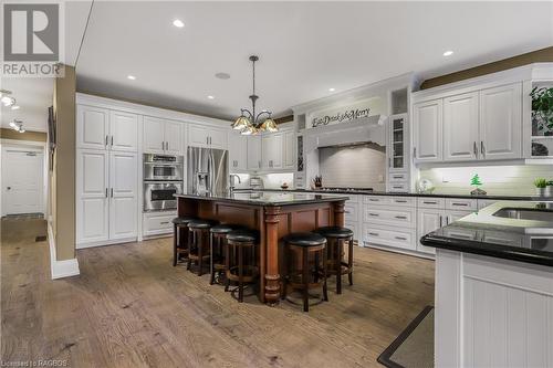 Dream kitchen with 2 islands - 1 Mccannel Lane, Saugeen Shores, ON - Indoor Photo Showing Kitchen With Upgraded Kitchen