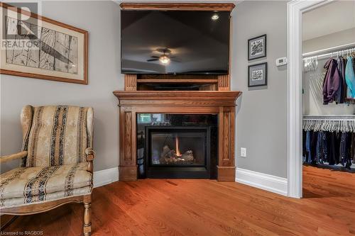 Gas fireplace in Primary - 1 Mccannel Lane, Saugeen Shores, ON - Indoor Photo Showing Living Room With Fireplace