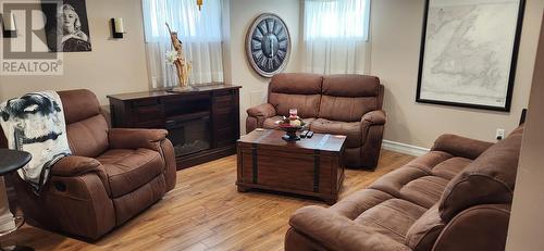 86 Fraser Road, Gander, NL - Indoor Photo Showing Living Room With Fireplace