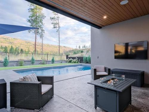 1277 Jack Smith Road, Kelowna, BC - Outdoor With In Ground Pool With Deck Patio Veranda
