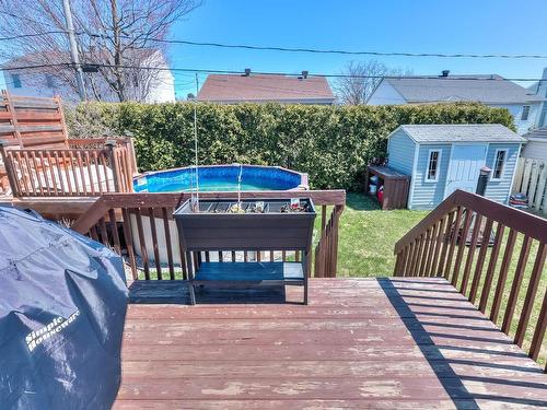 Terrasse - 24 Rue Du Chemin-Du-Roy, Blainville, QC - Outdoor With Above Ground Pool With Deck Patio Veranda