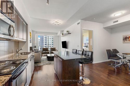 2412 - 215 Fort York Boulevard, Toronto, ON - Indoor Photo Showing Kitchen With Double Sink