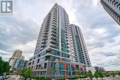 2302 - 55 Eglinton Avenue W, Mississauga, ON - Outdoor With Balcony With Facade