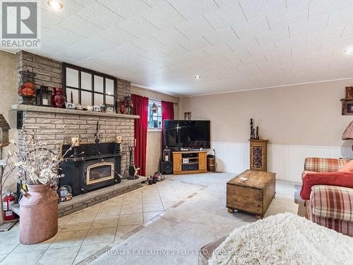 936125 Airport Road, Mulmur, ON - Indoor Photo Showing Living Room With Fireplace