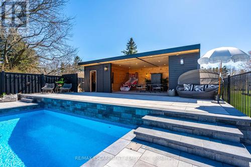 793 Centre Road, Hamilton, ON - Outdoor With In Ground Pool With Backyard