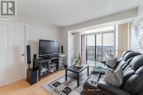 1210 - 55 Strathaven Drive, Mississauga, ON - Indoor Photo Showing Living Room