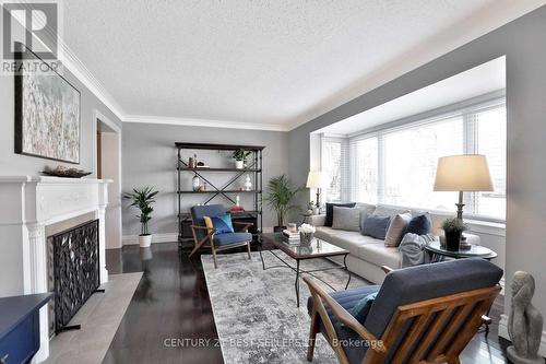 52 Oakwood Avenue S, Mississauga, ON - Indoor Photo Showing Living Room With Fireplace