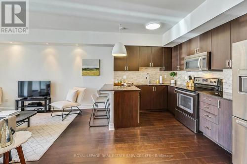 502 - 57 Macaulay Avenue, Toronto, ON - Indoor Photo Showing Kitchen With Stainless Steel Kitchen
