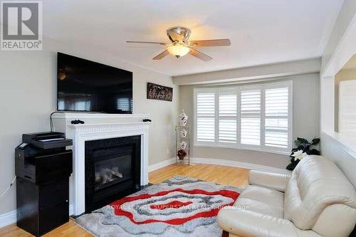 130 Edenbrook Hill Drive, Brampton (Fletcher'S Meadow), ON - Indoor Photo Showing Living Room With Fireplace