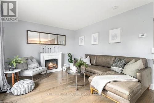 44 Elizabeth Crescent, Belleville, ON - Indoor Photo Showing Living Room With Fireplace