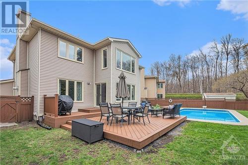 1814 Thistleleaf Crescent, Ottawa, ON - Outdoor With In Ground Pool With Deck Patio Veranda