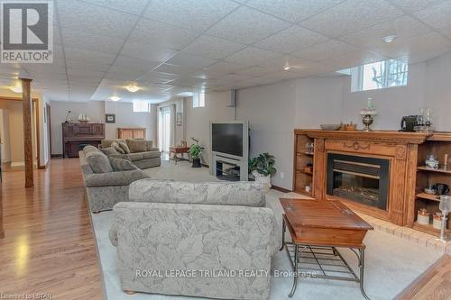 852 Richmond Street, Thames Centre, ON - Indoor With Fireplace