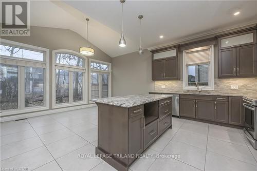 2452 Red Thorne Avenue, London, ON - Indoor Photo Showing Kitchen With Upgraded Kitchen