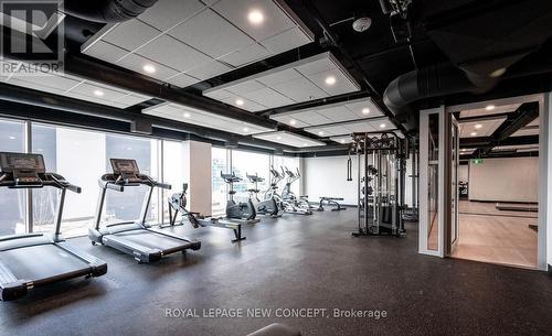 202 - 60 Frederick Street, Kitchener, ON - Indoor Photo Showing Gym Room
