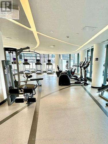 3107 - 11 Wellesley Street W, Toronto, ON - Indoor Photo Showing Gym Room
