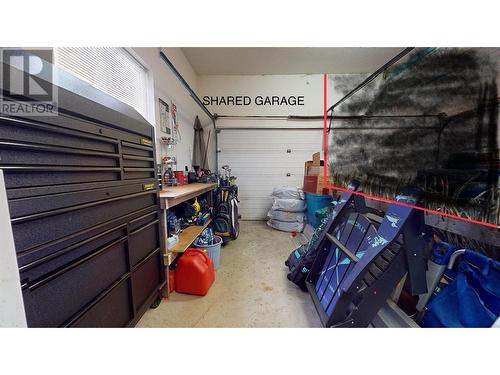 3610 Eagle Bay Road Unit# D, Eagle Bay, BC - Indoor Photo Showing Garage