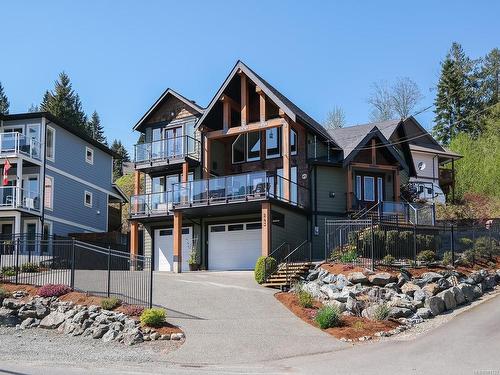 243 North Shore Rd, Lake Cowichan, BC - Outdoor With Balcony With Facade