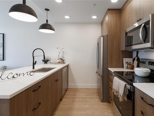 202-201 Dogwood Dr, Ladysmith, BC - Indoor Photo Showing Kitchen With Upgraded Kitchen
