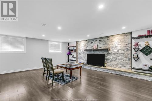 2909 Lloyd George, Windsor, ON - Indoor With Fireplace