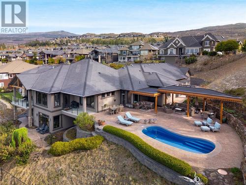 605 Almandine Court, Kelowna, BC - Outdoor With In Ground Pool