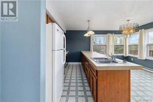 4622 Juniper Road, Florenceville-Bristol, NB - Indoor Photo Showing Kitchen With Double Sink