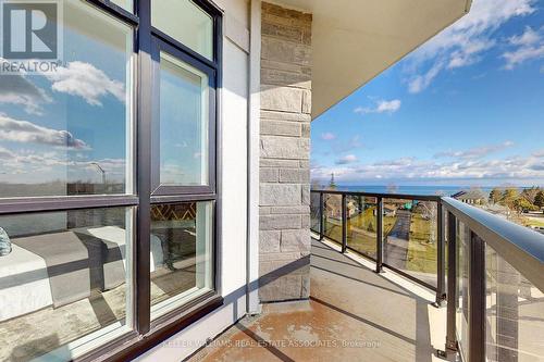 418 - 600 North Service Road, Hamilton, ON - Outdoor With Balcony With Exterior