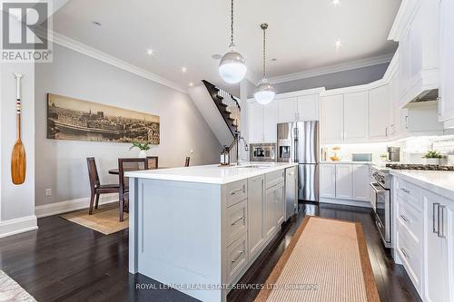 221 Beta Street, Toronto, ON - Indoor Photo Showing Kitchen With Stainless Steel Kitchen With Upgraded Kitchen